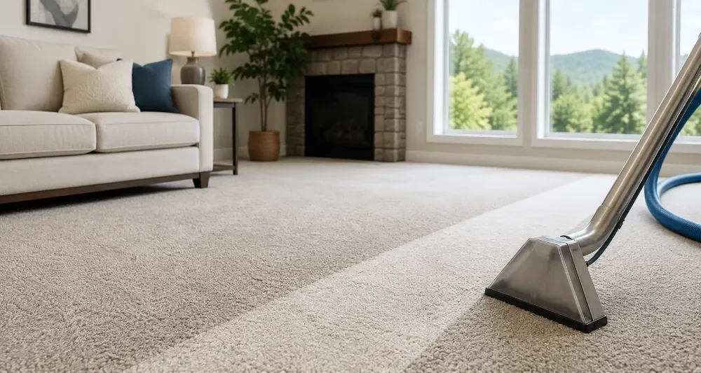 Rogue Valley Carpet Care team at work in Medford, OR